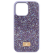 Чехол для iPhone 15 Plus Swarovski Crystalline со стразами Purple