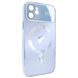 Чехол для iPhone 11 матовый NEW PC Slim with MagSafe case с защитой камеры Sierra Blue