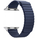 Шкіряний ремінець Leather Loop Band на Apple Watch 42|44|45|49mm Midnight Blue 1