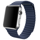 Шкіряний ремінець Leather Loop Band на Apple Watch 42|44|45|49mm Midnight Blue 2