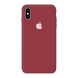 Чехол Silicone Case для iPhone X/Xs FULL (№33 Dark Red)