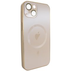 Чехол для iPhone 13 - AG Titanium Case with MagSafe с защитой камеры Golden