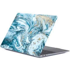 Чехол-накладка для MacBook Air 15 M2, M3 (A2941, A3114) (2023-2024) Print Case - Blue-Yellow