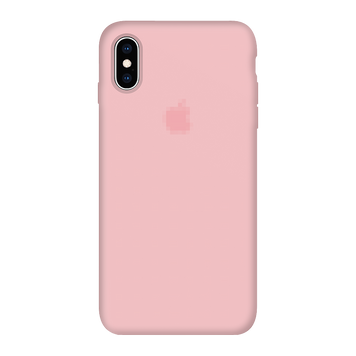 Чохол Silicone Case на iPhone Xs Max FULL (№6 Light Pink)