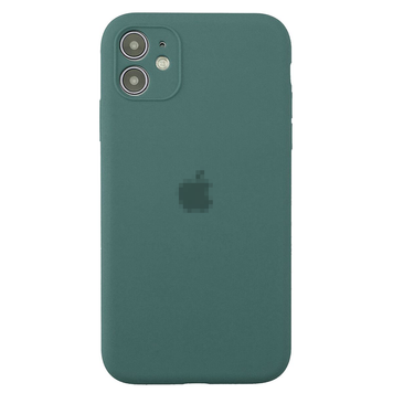 Чехол Silicone Case FULL CAMERA (для iPhone 11, Pine Green)