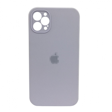 Чехол Silicone Case FULL CAMERA (square side) (для iPhone 12 pro) (Glycine)