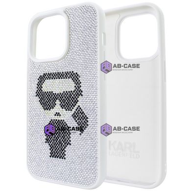 Чехол для iPhone 14 Pro Max Rock Case Karl Legerfeld - White