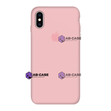 Чехол Silicone Case для iPhone Xs Max FULL (№6 Light Pink)