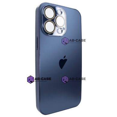 Чехол для iPhone 15 Pro матовый AG Titanium Case Blue