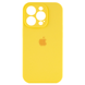 Чехол Silicone Сase для iPhone 15 Pro Full Camera №4 Yellow