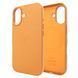 Чохол для iPhone 16 Leather Case PU with MagSafe - Golden Brown 1