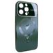 Чехол для iPhone 13 Pro матовый NEW PC Slim with MagSafe case с защитой камеры Dark Green