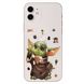 Чохол прозорий Print Yoda (Star Wars) на iPhone 12