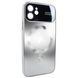 Чехол для iPhone 11 матовый NEW PC Slim with MagSafe case с защитой камеры Silver