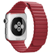 Шкіряний ремінець Leather Loop Band на Apple Watch 42|44|45|49mm Red