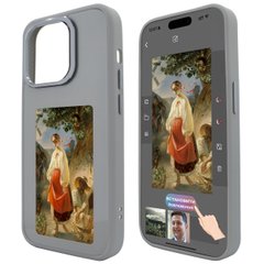 Чехол для iPhone 15 Pro NFC Creative Photo Case NEW Gen - Gray