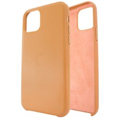 Чехол для iPhone 11 Pro Max Leather Case PU Golden Brown