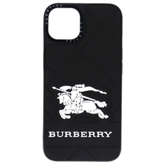 Чехол силиконовый CaseTify Burberry для iPhone 13 Pro Max Black