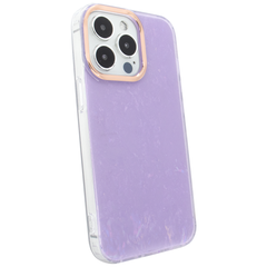 Чехол для iPhone 15 Pro Marble Case Purple