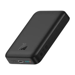 Безпровідний магнітний павербанк 10000 mAh 20w Baseus Slim Compact Black