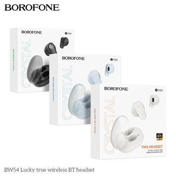 Наушники беспроводные BOROFONE BW54 Lucky true wireless BT headset TWS білі