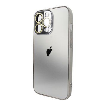 Чохол для iPhone 12 Pro : AG-PC Glass &ndash; Silver