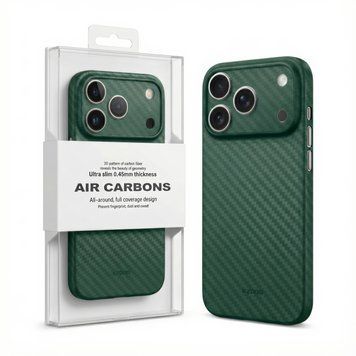 Ультратонкий чехол для iPhone 17 Pro : K-Doo Air Carbon &ndash; Green