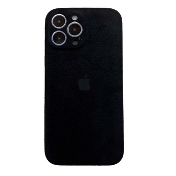 Чехол Alcantara FULL Camera для iPhone 13 series (iPhone 13 Pro Max, Black)