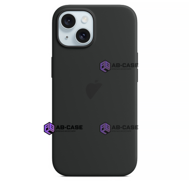 Чохол для iPhone 15 Plus Silicone Case With MagSafe Black