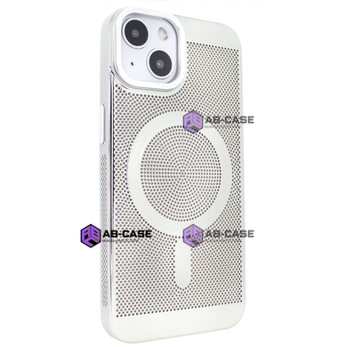 Чохол для iPhone 15 Perforation Case with MagSafe Silver