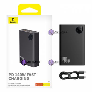 Baseus Adaman Digital Display Fast Charge Power Bank 24000mAh 140W - Black