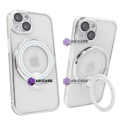Чохол для iPhone 13 Clear Shining Holder with MagSafe Silver