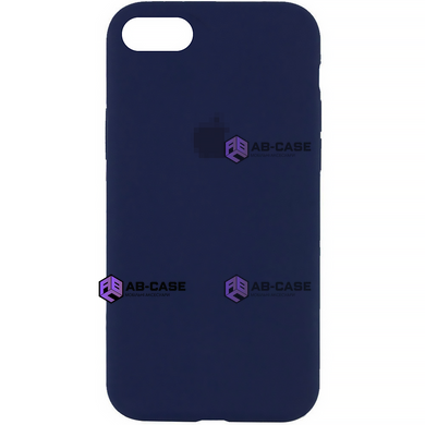 Чехол Silicone Case для iPhone 7/8 FULL (№8 Midnighte Blue)