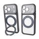Чохол для iPhone 17 Pro : Nofelet Optic Ring Case with MagSafe &ndash; Gray