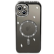 Чехол для iPhone 14 Diamond Shining Case with MagSafe с защитными линзамы на камеру, Black