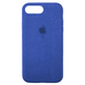 Чехол Alcantara FULL для iPhone (iPhone 7/8 PLUS, Midnighte Blue) 1