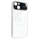 Чехол для iPhone 13 PC Slim Case with MagSafe с защитными линзами на камеру Pearly White