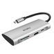 Перехідник Wiwu 7 in 1 (USB-C to HDMI | 3xUSB | SD | USB-C 100w) A731 HP Hub Gray 2
