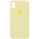 Чехол Silicone Case для iPhone XR FULL (№51 Mellow Yellow)