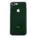 Чохол Silicone Glass Case (на iPhone 7/8 PLUS, Green)