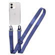 Чехол для iPhone 13 mini : с ремешком прозрачный Crossbody &ndash; Midnight Blue