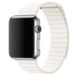 Кожаный ремешок Leather Loop Band на Apple Watch 42mm | 44mm | 45mm | 46mm | 49mm White