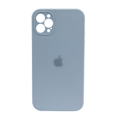 Чехол Silicone Case FULL CAMERA (square side) (для iPhone 12 pro) (Lilac)