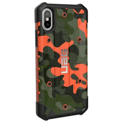 Тактический ударопрочный чехол UAG Pathfinder камуфляжный для iPhone X/Xs (5.8") (Orange-Green)