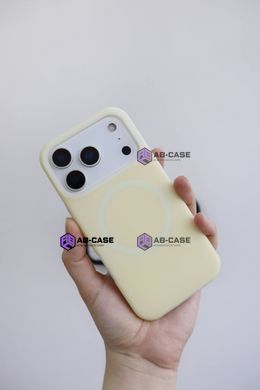 Чохол для iPhone 15 Pro : Neon Silicone Case MagSafe &ndash; Mellow Yellow