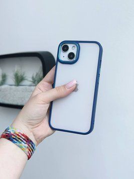 Чехол матовый для iPhone 12 Pro MATT Crystal Guard Case Dark Blue