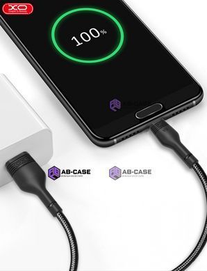 Кабель XO (USB &ndash; Lightning) 5A NB55 &ndash; Black (1m)