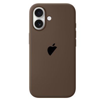 Чехол Silicone Case Full &ndash; iPhone 17 (№72 Chocolate)