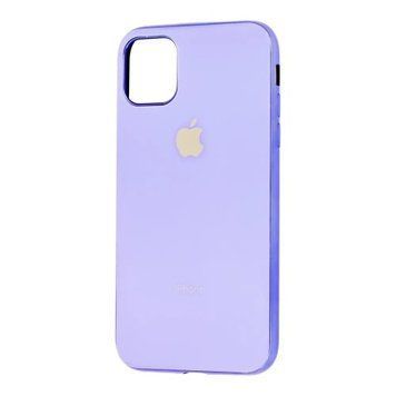 Чохол Silicone Glass Case (на iPhone 11, Glycine)