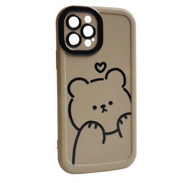 Чехол для iPhone 12 Pro : Paws Case (Bear Hug - Brown)
